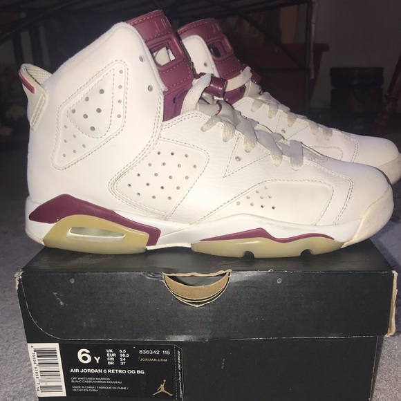 Jordan Maroon 6 Retro OG BG - Picture 1 of 3